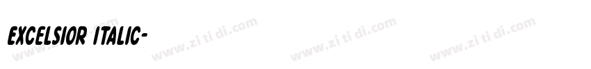 Excelsior Italic字体转换